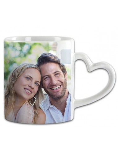 Personalize Heart Shape Handle Mug @ accessorybee.com