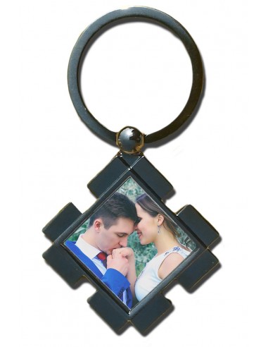 Personalize Diamond Shape Key Chain @ accessorybee.com