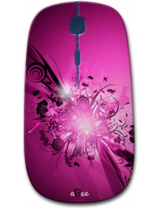 Pink Floral Love - Designer Bluetooth Wireless Mouse
