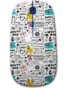 Fashion Update Doodles - Designer Bluetooth Wireless Mouse