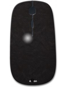 Leather(Black Color) - Designer Bluetooth Wireless Mouse