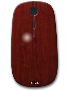 Red and Brown Design Wood - Designer Bluetooth Wireless...