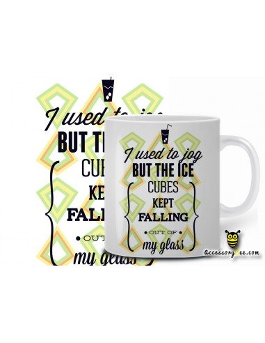 Alcoholic Jogger quote coffee mug