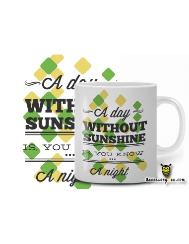 Day without sunshine- Designer Coffee Mug