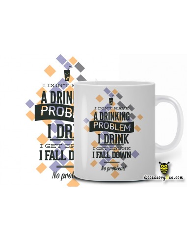 Drinking Problem designer coffee mug