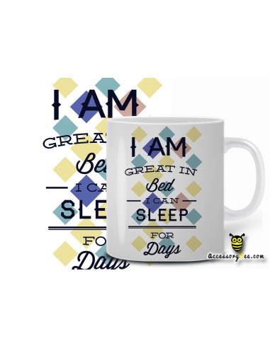 I am sleepaholic- Designer Coffee Mug