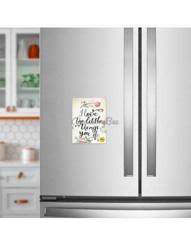 Love Tittle Things - Quote Refrigertor Door Magnets