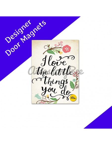 Love Tittle Things - Quote Refrigertor Door Magnets