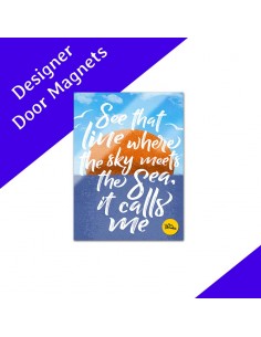 Sea is Calling - Designer Refrigerator Door Magnet 2