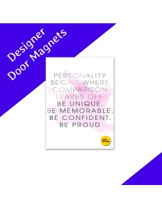 Be Unique Confident Proud - Designer Refrigerator Door...