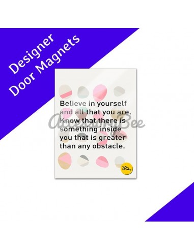 Believe in yourself Motivational Quote Door Magnet for Refrigerator online @ www.AccessoryBee.com